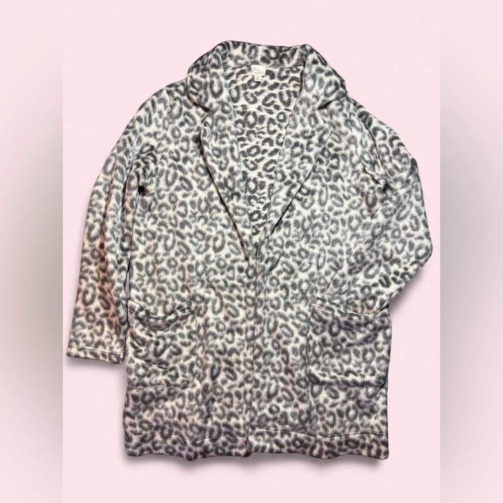A New Day Gray Animal Print Jacket